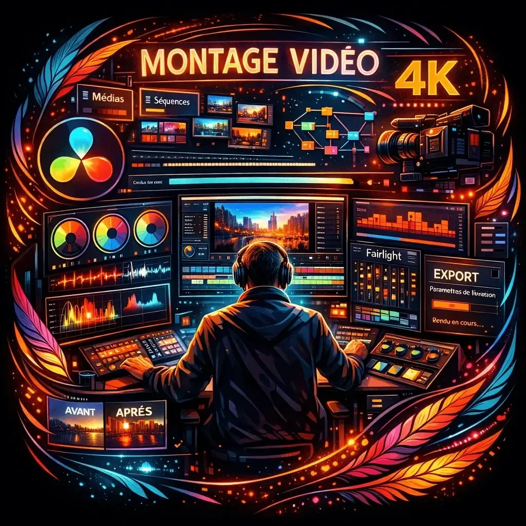 DaVinci Resolve - Maîtrisez le Montage Vidéo